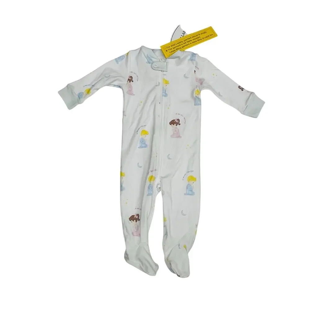 NWT Lullaby Set 6M For This Child I Have Prayed in Blue